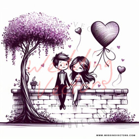 love wedding vectors 7756