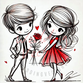 love wedding vectors 7761
