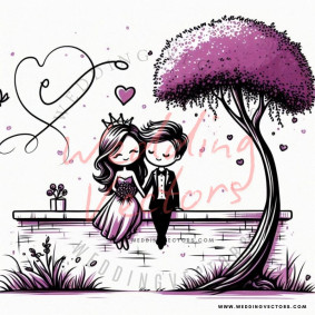 love wedding vectors 7762
