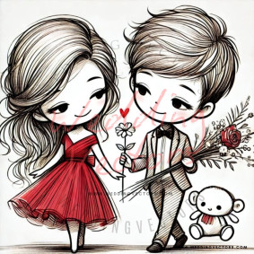 love wedding vectors 7763