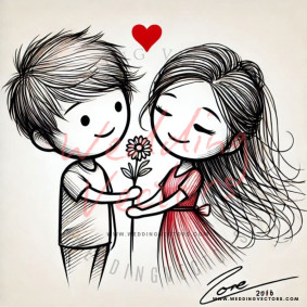 love wedding vectors 7765