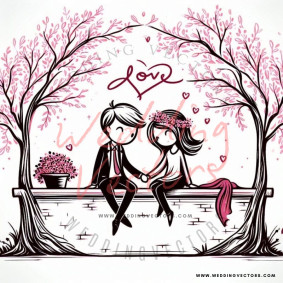 love wedding vectors 7766