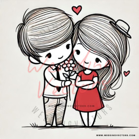 love wedding vectors 7773