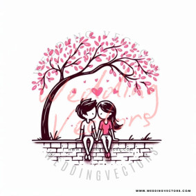 love wedding vectors 7785
