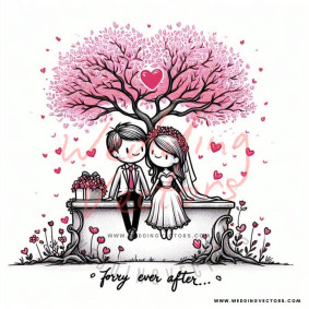 love wedding vectors 7789