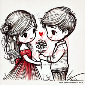 love wedding vectors 7792