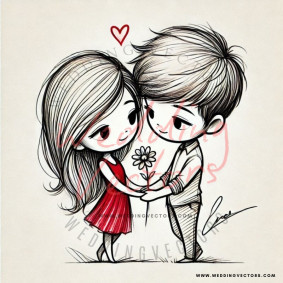 love wedding vectors 7794