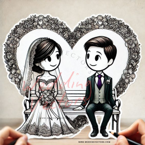 love wedding vectors 7797