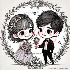 love wedding vectors 7798
