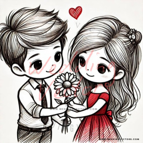 love wedding vectors 7801