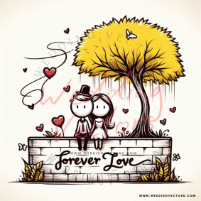 love wedding vectors 7808