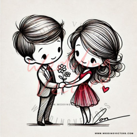 love wedding vectors 7811