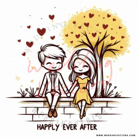 love wedding vectors 7812