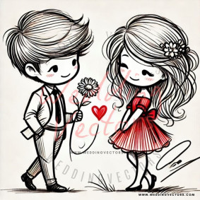 love wedding vectors 7813