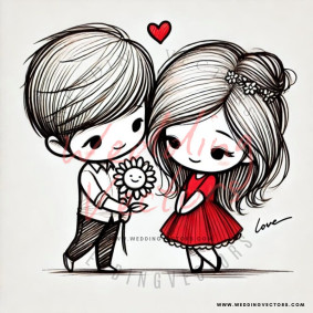 love wedding vectors 7815
