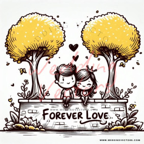 love wedding vectors 7816