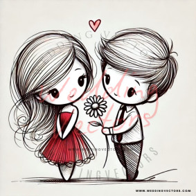 love wedding vectors 7817