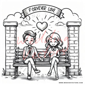 love wedding vectors 7818