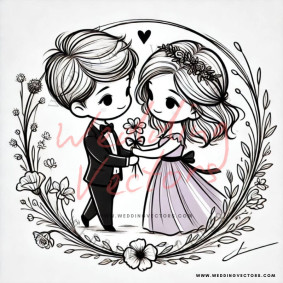 love wedding vectors 7821