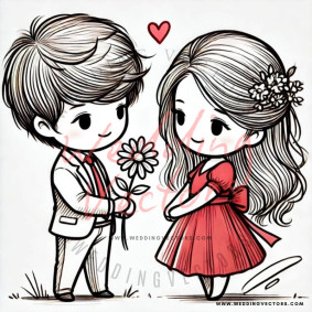 love wedding vectors 7824