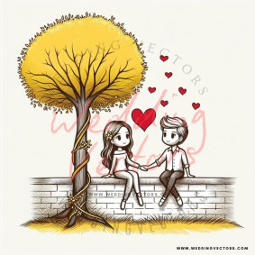 love wedding vectors 7825