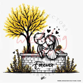 love wedding vectors 7827