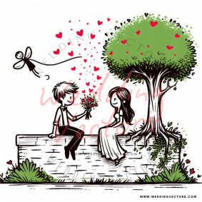 love wedding vectors 7829