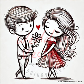 love wedding vectors 7830