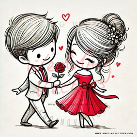 love wedding vectors 7832