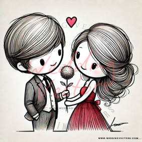love wedding vectors 7834