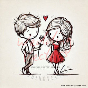 love wedding vectors 7842