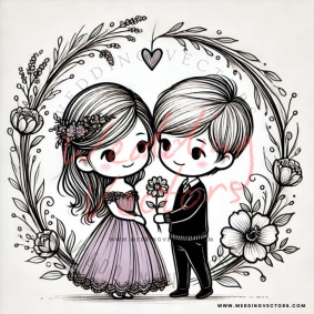 love wedding vectors 7844