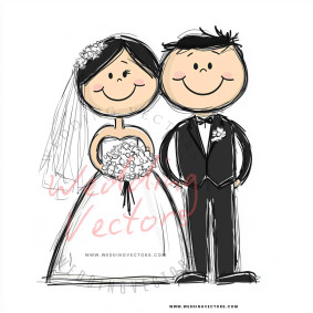 love wedding vectors 7845