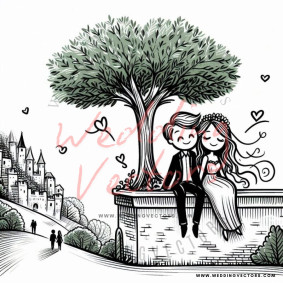love wedding vectors 7850