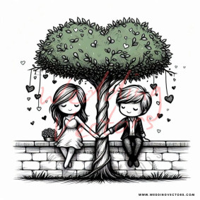 love wedding vectors 7852