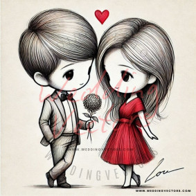 love wedding vectors 7853