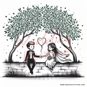 love wedding vectors 7856