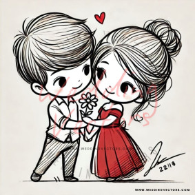 love wedding vectors 7857