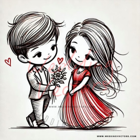 love wedding vectors 7861