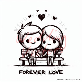 love wedding vectors 7862