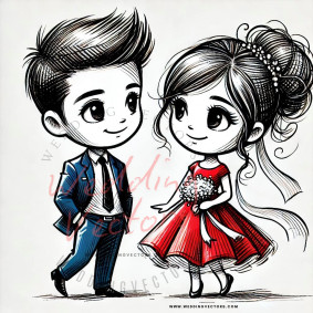 love wedding vectors 7866