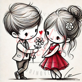 love wedding vectors 7870