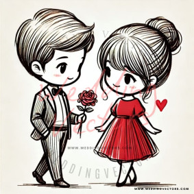 love wedding vectors 7872
