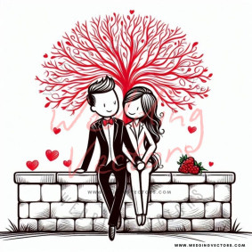 love wedding vectors 7873