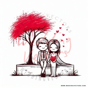 love wedding vectors 7875