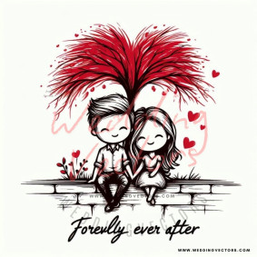 love wedding vectors 7877