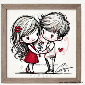 love wedding vectors 7878