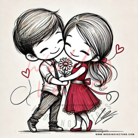 love wedding vectors 7884