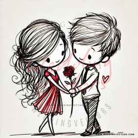 love wedding vectors 7886