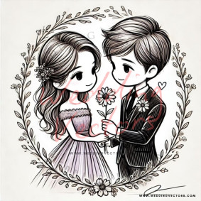 love wedding vectors 7890